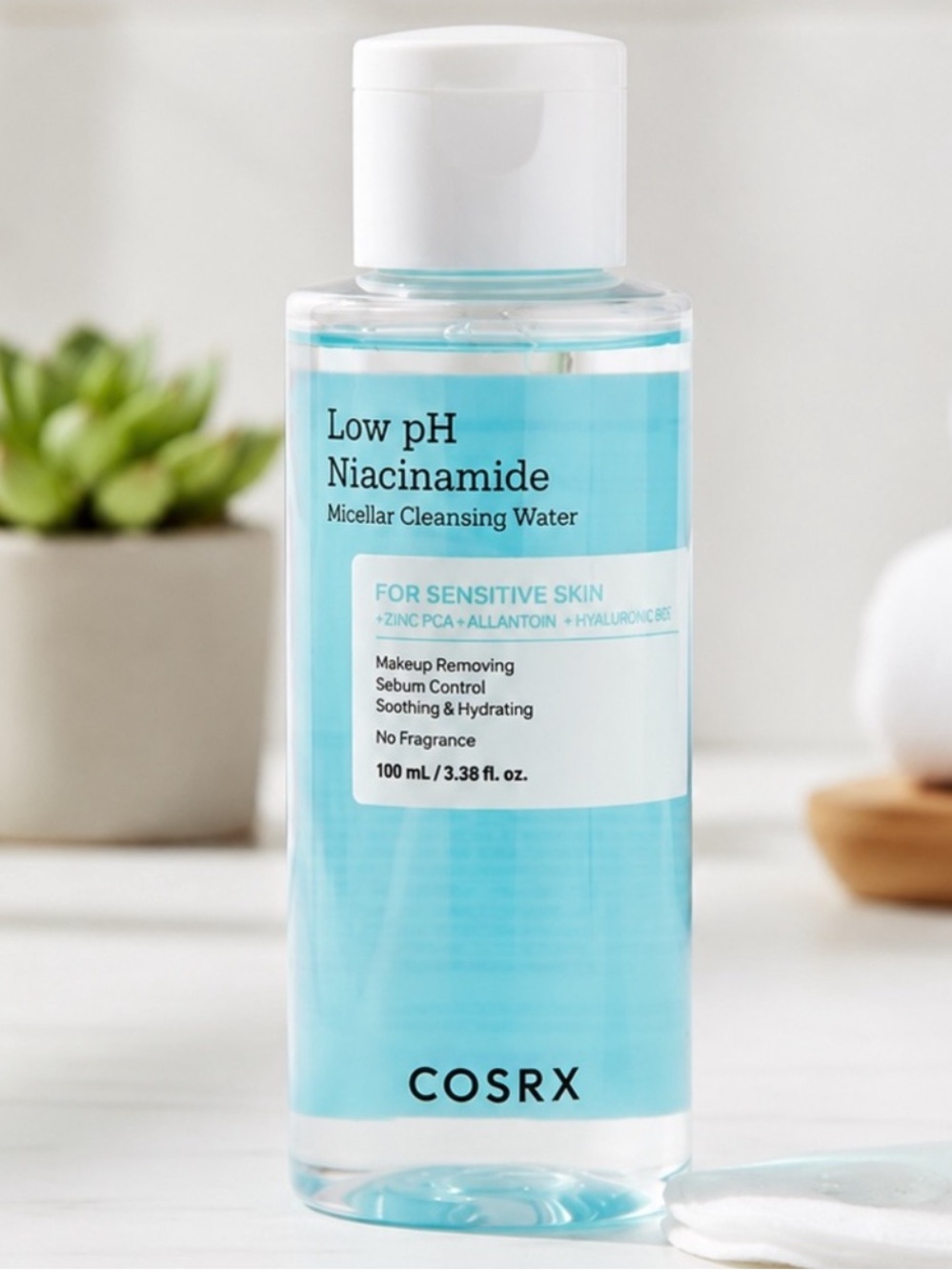 COSRX Micellar Water Makeup Remover Cleanser Low pH Niacinamide 100ml NWT